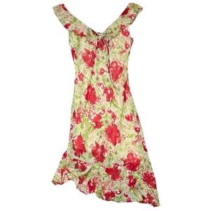 Hot kiss Y2k asymmetrical dress